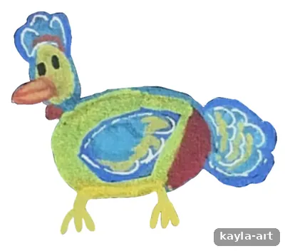 Lukisan "Bebek" karya Kayla