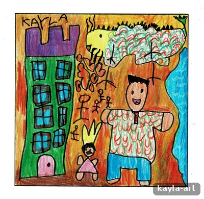 Lukisan "The Guardian Dragon 2" karya Kayla